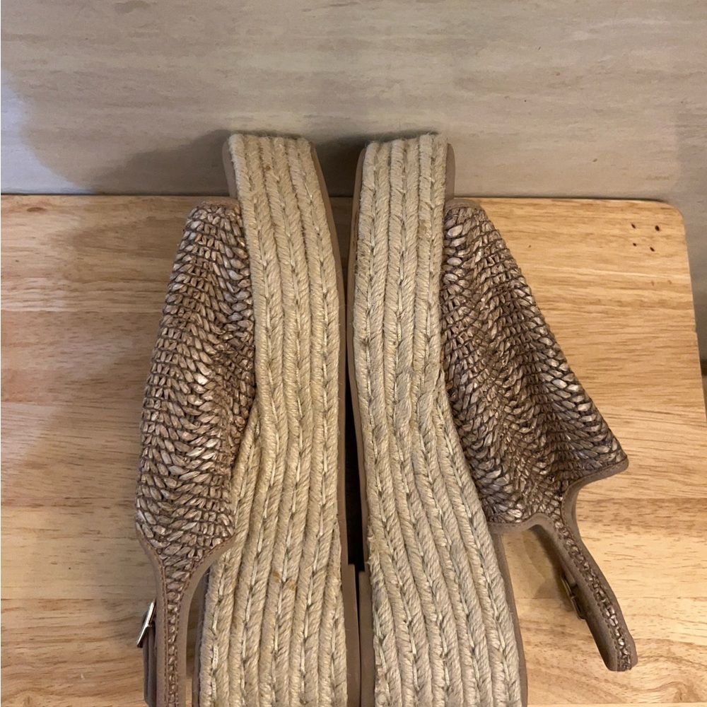 Steven By Steve Madden Courage Espadrille wedge Sandal Woven Raffia Material - Picture 9 of 13